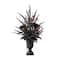Glitzhome® 22"H Halloween Black Rose, Skeleton and Berry Urn Table Tree